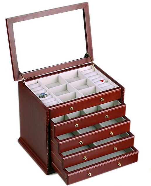 Jewelry display storage box